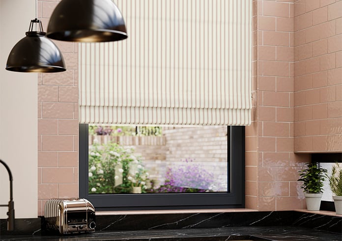 The British Stripe Co. Mary, Dover No.1 - Roman Blind - Image 5